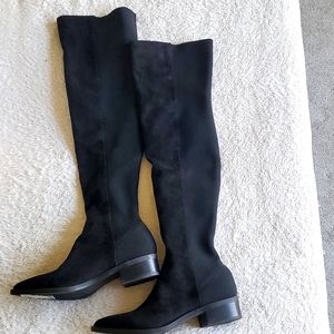 New Steve Madden Jolly Black Over-The-Knee Boot Size 5.5 👢